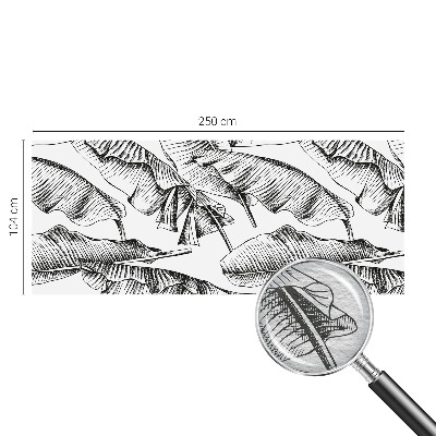 Fotografická tapeta vliesová Banánové listy