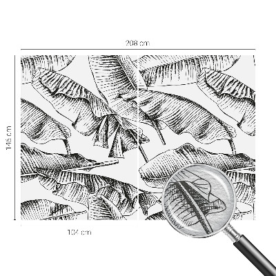 Fotografická tapeta vliesová Banánové listy