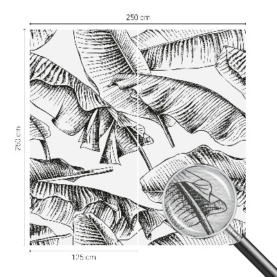 Fotografická tapeta vliesová Banánové listy