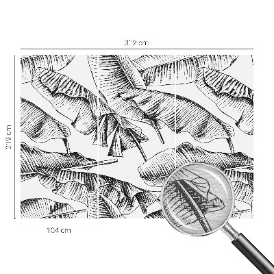Fotografická tapeta vliesová Banánové listy