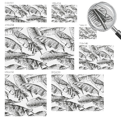 Fotografická tapeta vliesová Banánové listy