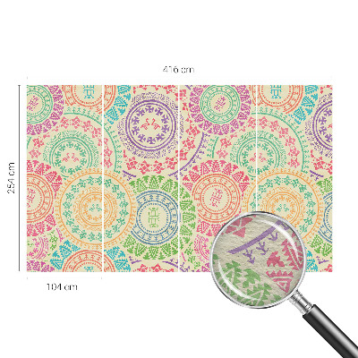 Fototapeta na míru do ložnice Barevné mandaly