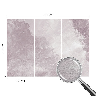 Vliesová fototapeta do ložnice Fialová abstrakce