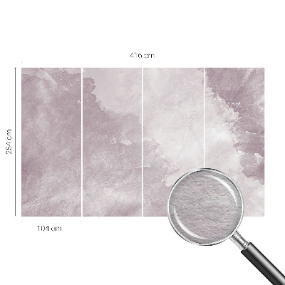 Vliesová fototapeta do ložnice Fialová abstrakce