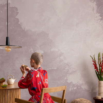 Vliesová fototapeta do ložnice Fialová abstrakce