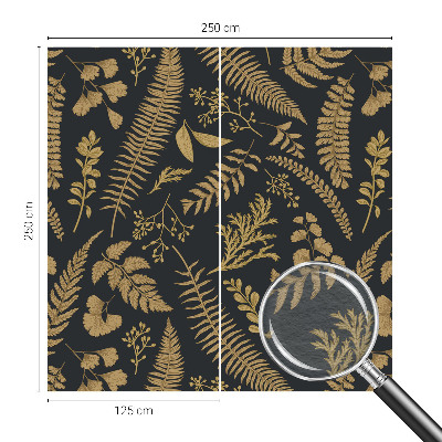 Fototapeta na míru do ložnice Botanické listy