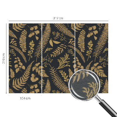 Fototapeta na míru do ložnice Botanické listy