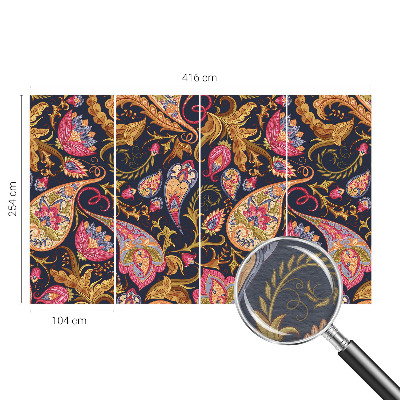 Fototapeta do ložnice Barevný paisley vzor