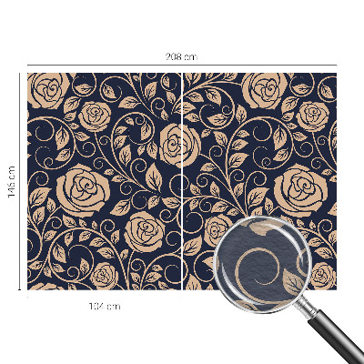 Vliesová fototapeta do ložnice Romantické květiny