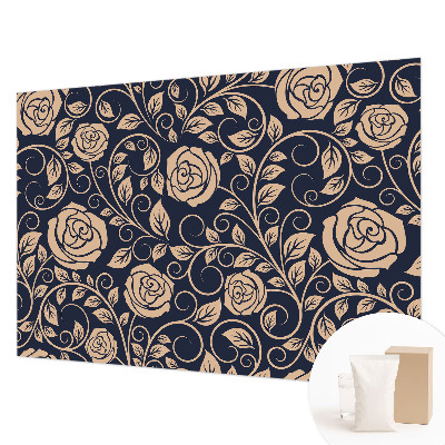 Vliesová fototapeta do ložnice Romantické květiny