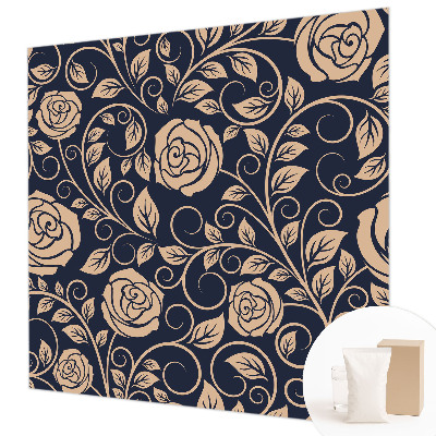 Vliesová fototapeta do ložnice Romantické květiny