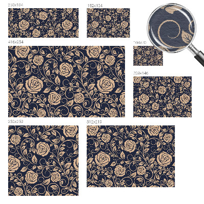 Vliesová fototapeta do ložnice Romantické květiny