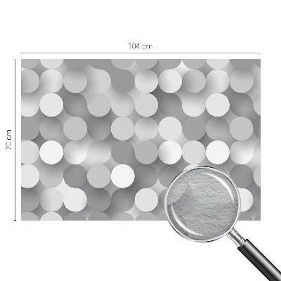 Fototapeta na míru do ložnice Šedé kruhy