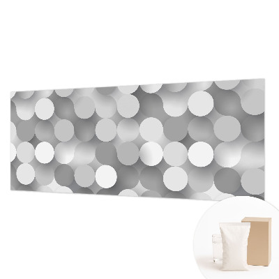 Fototapeta na míru do ložnice Šedé kruhy