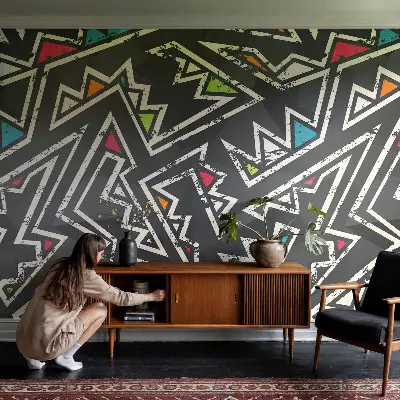 Vliesová fototapeta na zeď Energetická geometrie