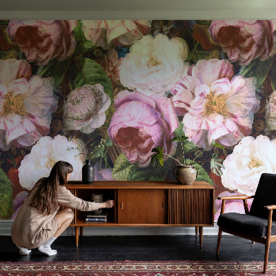 Moderní fototapeta na míru Květinová elegance