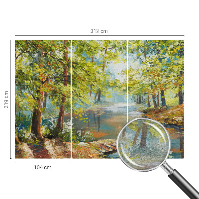 Fototapeta na míru do ložnice Idylické jezero