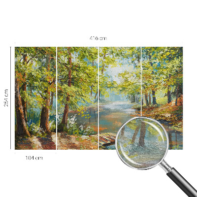 Fototapeta na míru do ložnice Idylické jezero