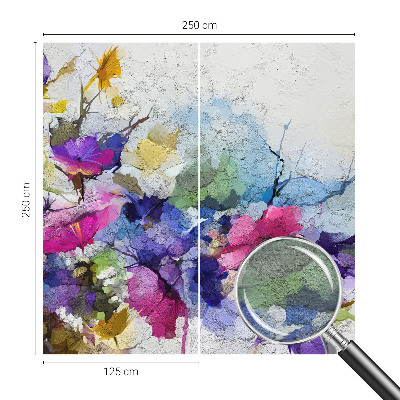 3D fototapeta Abstraktní květiny