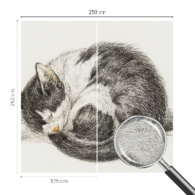 Vliesová fototapeta do obýváků Rozkošná kočička