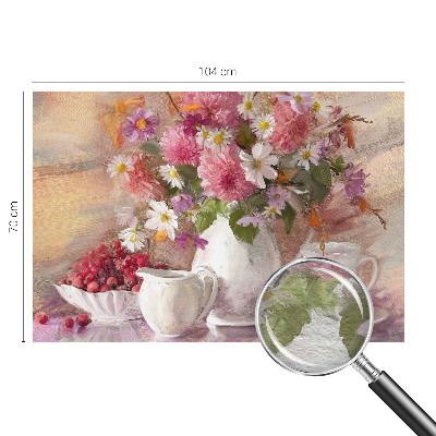 Fototapeta s potiskem na vliesu Luční květiny