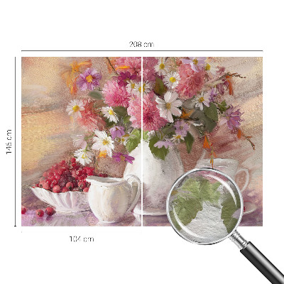 Fototapeta s potiskem na vliesu Luční květiny