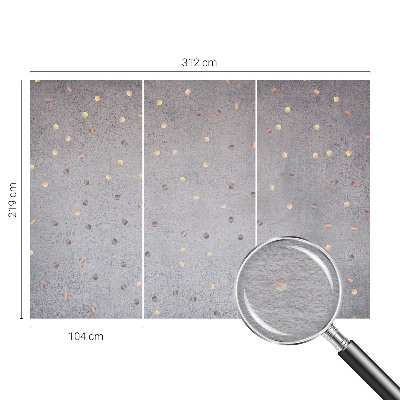 Fototapeta do ložnice Symetrické tečky