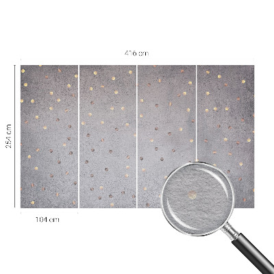 Fototapeta do ložnice Symetrické tečky