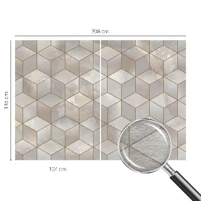 Vliesová fototapeta do obýváků Geometrická mozaika
