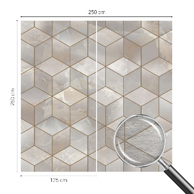 Vliesová fototapeta do obýváků s motivem geometrické mozaiky