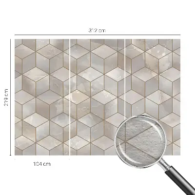 Vliesová fototapeta do obýváků Geometrická mozaika