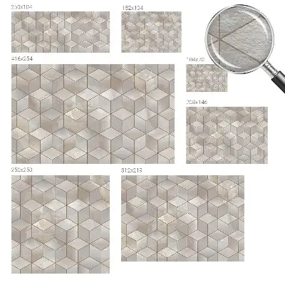 Vliesová fototapeta do obýváků Geometrická mozaika