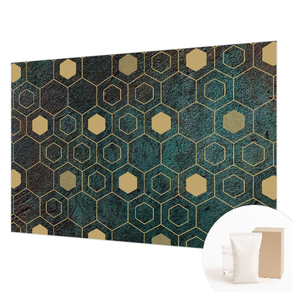 Vliesová fototapeta pro děti Geometrické šestiúhelníky