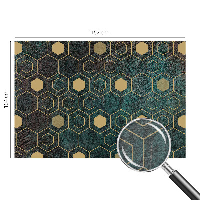 Vliesová fototapeta pro děti Geometrické šestiúhelníky