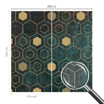 Vliesová fototapeta pro děti Geometrické šestiúhelníky