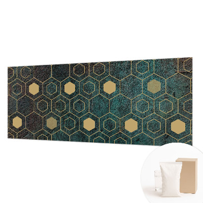 Vliesová fototapeta pro děti Geometrické šestiúhelníky