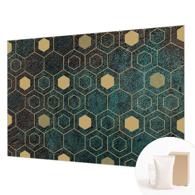 Vliesová fototapeta pro děti Geometrické šestiúhelníky