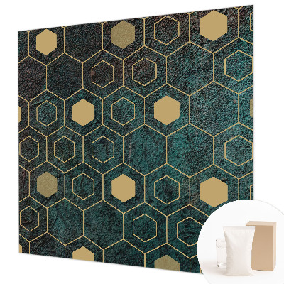 Vliesová fototapeta pro děti Geometrické šestiúhelníky