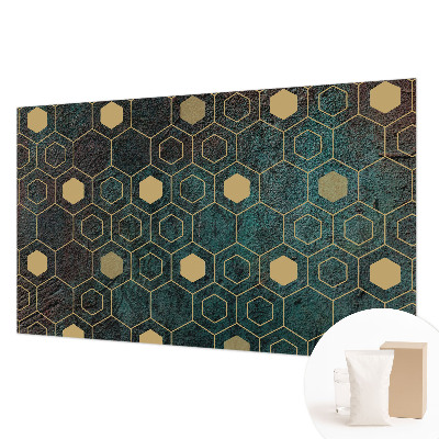 Vliesová fototapeta pro děti Geometrické šestiúhelníky