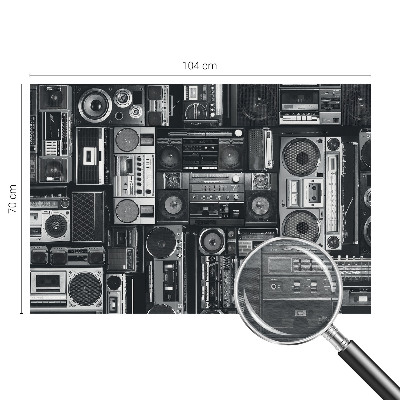 Fototapeta s potiskem na vliesu Retro rádio