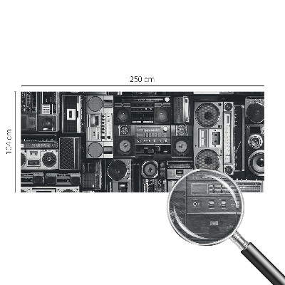 Fototapeta s potiskem na vliesu Retro rádio