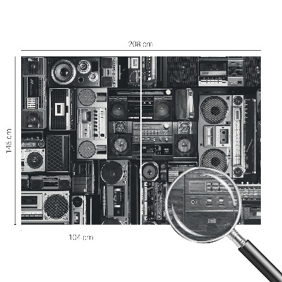 Fototapeta s potiskem na vliesu Retro rádio