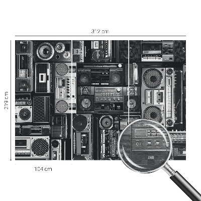 Fototapeta s potiskem na vliesu Retro rádio