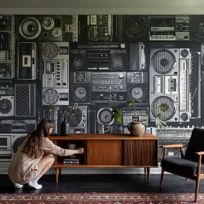 Fototapeta s potiskem na vliesu Retro rádio