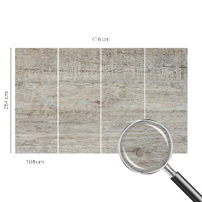 Vliesová fototapeta na zeď Dřevěné kroužky