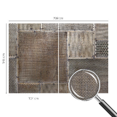 Vliesová fototapeta pro děti Kovové vzory