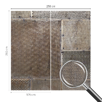 Vliesová fototapeta pro děti Kovové vzory