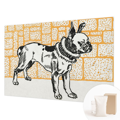 Fototapeta na míru do obýváku Retro pes