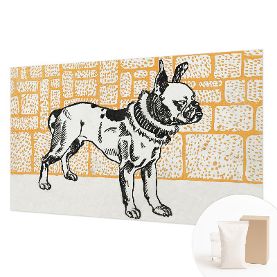 Fototapeta na míru do obýváku Retro pes