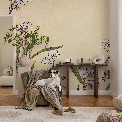 Vliesová fototapeta s potiskem Květinová elegance